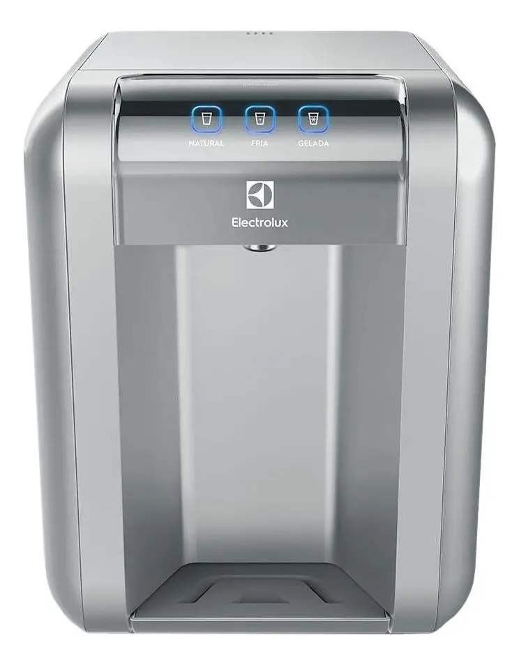 Purificador de Água Electrolux Gelada/Fria/Natural PE11X Bivolt Prateado