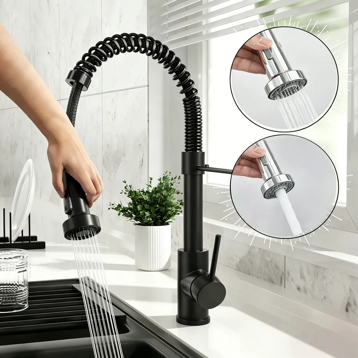 Torneira Cozinha Gourmet Bancada Flexível Monocomando Pia